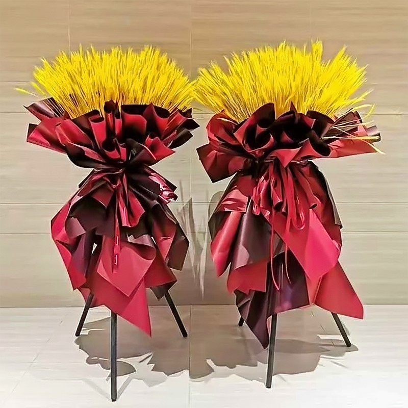 大麦大卖黄色大麦开业花篮一个